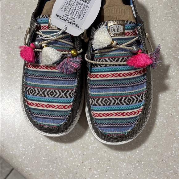 Hey Dude Wendy Printed Slip-On Sneakers in Multi-Color - Picture 6 of 7